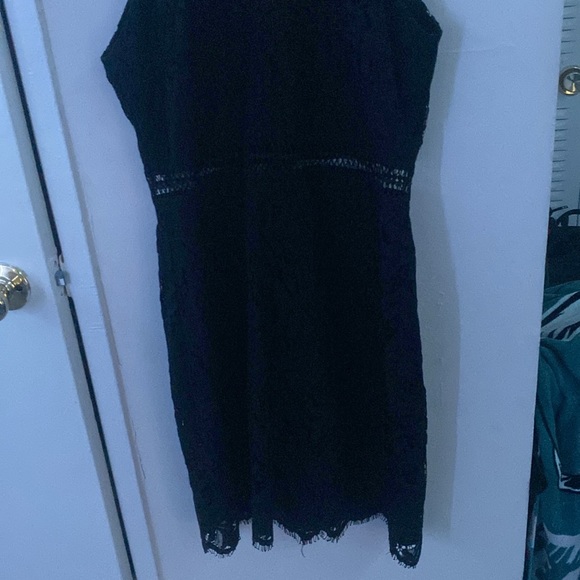 Francesca’s Black Lace Dress Size L - Picture 5 of 8